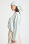 Hardy Tie-Up Muslin Blouse Blue - 6