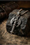 War Axe Handcrafted Stainless Steel Chain Men's Necklace