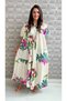 Rochie din bumbac Gabrielle - Crem - 3