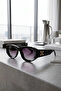 Women's Uv400 Rectangular Sunglasses Gold Detail 25-14 C2 Gradient Glass - 5