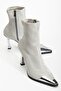Delina Velvet Heeled Boots - 5
