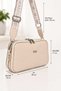 Vona Bags Cross Strap Women's Shoulder Bag Madame Vera Mv015 Beige - 6