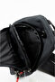 Small Size Multi-Compartment Daily Crossbody Chest Hand and Shoulder Bag Unisex Body Bag Black Red 955 - 5