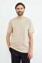 Text Embroidered Crew Neck T-Shirt