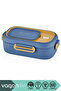 Bento 550ml Lunchbox New Collection Single Layer 2 Compartments Stainless Steel Lunch Box
