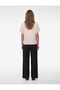 Modal Fabric Folded Detailed Short Sleeve Oversize Shirt - 4