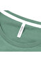 Women's Belinda Basic, Long Sleeve, Regular Fit, Slit, O-Neck, Cotton T-Shirt Light Green - 4