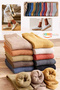 5 Pairs of Thick Winter Women's Socks with Fleece Inside (Heat Absorbing)