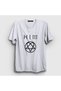 Logo Detailed Unisex White Him T-shirt - 80630tt