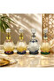 4pcs Crystal Perfume Essential Oil Bottle 15ml D9340