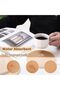 5-Pack Cork Trivet,Round Coasters with Holders,Extra Thick,Reusable,Multifunctional for Hot Kitchenware,Pans,Kettles,7.5inches - 4