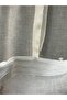 Linen Look Embroidered Panel Curtain Beige - 7