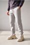 Men's Gray Sweatpants 3 Thread Raised Fabric