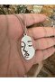Unisex Necklace with Abstract Human Face Figure – Modern and Artistic Design - 3