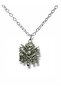 Silver Color Unisex Necklace with Ottoman Tughra Figure – Historical and Noble Design
