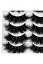 5 Pairs Eyelashes Faux Mink Eyelashes Long Lasting Fluffy Mink Lashes Dramatic Volume lashes Exte... - 3
