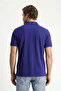 Polo Neck Regular Fit Embroidered Cotton T-Shirt - 3