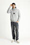 Regular Fit Hooded Printed Cotton Sweatshirt - 3