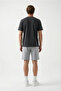 Combed Cotton Fabric Cotton Sports Sweat Shorts with Elastic Waistband and Drawstring Pockets - 4