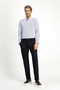 Long Sleeve Slim Fit Slim Fit Cotton Stripe Classic Shirt - 3