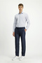 7 Drop Slim Fit Patterned Lycra Classic Fabric Trousers - 2