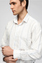 Long Sleeve Regular Fit Cotton Sports Striped Shirt - 3