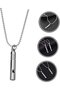 Mindful Breathing Necklace for Breathing Exercises Anxiety Relief Silver Necklace for Women Men - 2