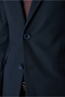7 Drop Super Slim Fit Extra Slim Fit Mono Collar Wool Suit - 4