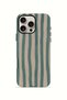 iPhone 16 Pro Vorian Double Layer Case Sage Riviera Stripe