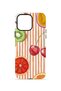 iPhone 14 Pro Max Vorian Double Layer Case Tutti Frutti Stripe - 4