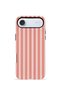 iPhone 17 Air Vorian Dual Layer Case Coral Riviera Stripe