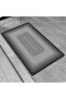 Gray Square Magic Water Absorbent Bath Mat Non-Slip Base Ablution Mat 3.5 Mm 40x60
