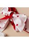 Baby Girl Newborn Romper with Bandana and Booties Set Heart Pattern Summer Holiday Outfit - 5