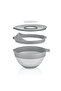 3-in-1 Foldable Mixer Mixing Bowl, Storage Container, Strainer, Basin 4-Piece Kitchen Preparation and Dowry Set - 6