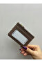 Four-Compartment Zipper Detailed Mink Leather Women's Card Holder - 5
