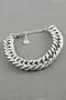 Gldisptm Thick Chain Luxury Steel (14951) Bracelet-Silver Color - 2