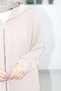 6375 - Stylish and Comfortable Women's Steel Interlock Stone Detailed Hooded Women's Set - 2