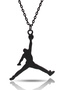 Legendary Basketball Slam Dunk Necklace - Black Color with Classic Chain