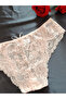 Dina Rose Lace Patterned Women's Underwear Panties with Bow on the Front - 3