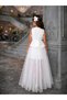 Girls' Detachable Tail Dress and Buckle Graduation Wedding Prom Dress - 4