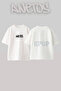 Kpop Groups Design Back Printed Cotton White Oversize T-Shirt