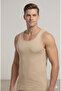 1610 Men's 3-Pack Lycra Cotton Undershirts - White, Black, Skin Color Options Available - 2
