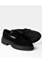 Italian Style Internal and External Natural Suede Men's Shoes 052-2 Black T14605 - 4