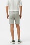 Men's Slim Fit Bermuda Shorts Men's Slim Fit Linen Bermuda Shorts Gray - 2
