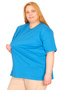 تي شيرت نسائي مقاس كبير من Mode XL Bıs Basic U25162 SAKS - 2