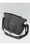Dark Gray Women's Multi-Compartment Useful Water-Resistant Parachute Fabric Crossbody Hand and Shoulder Bag - 3