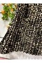 Leopard Print Pleated Crepe Skirt - 3