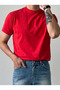 Men's Summer T-Shirt Cotton Basic Relaxed Fit Crew Neck Lightweight Fabric - 6