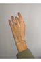 Special Design Wave Form Stone Adjustable Anti-Tarnish Steel Premium Ring - 3