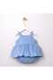 Cherry Embroidered Baby Girl Romper with Dryad Hair Accessories - 4